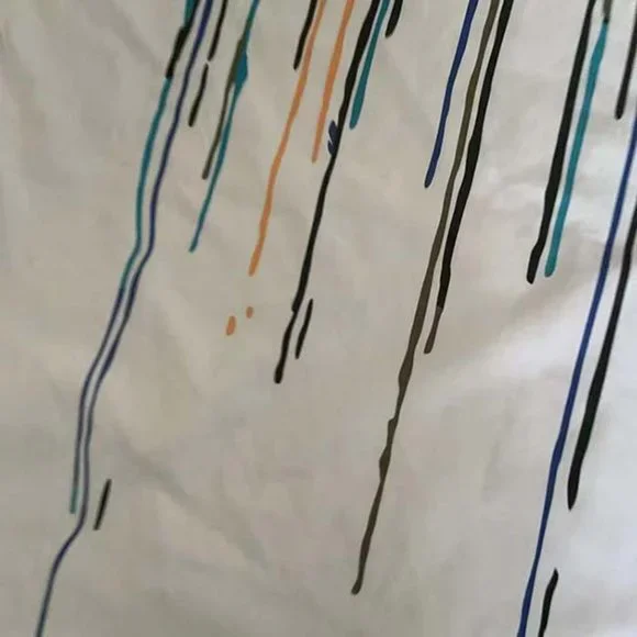 AMIRI Classic Flowing Colorful Letter Print White Short Sleeves - Picture 8 of 9